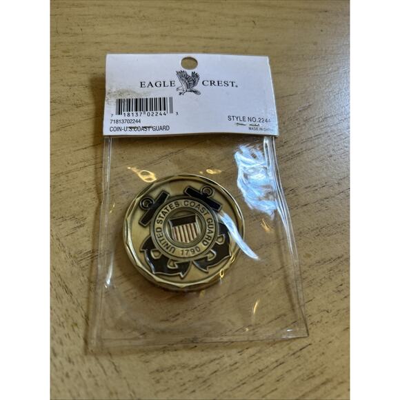 United STATES COAST GUARD "Challenge Coin" TO THE RESCUE Eagle Crest 90 NEW - Picture 3 of 4